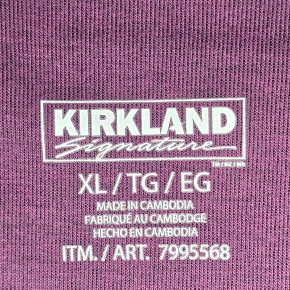 Kirkland Signature Womens Purple Full Zipped Exercise Jacket Size XL - Picture 3 of 12